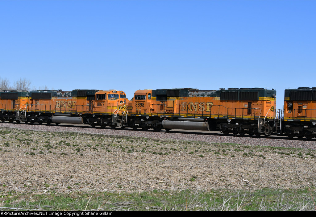 BNSF 8898 Roster shot.